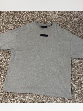 Fear of God Heather Gray Short-Sleeve Crewneck Tee